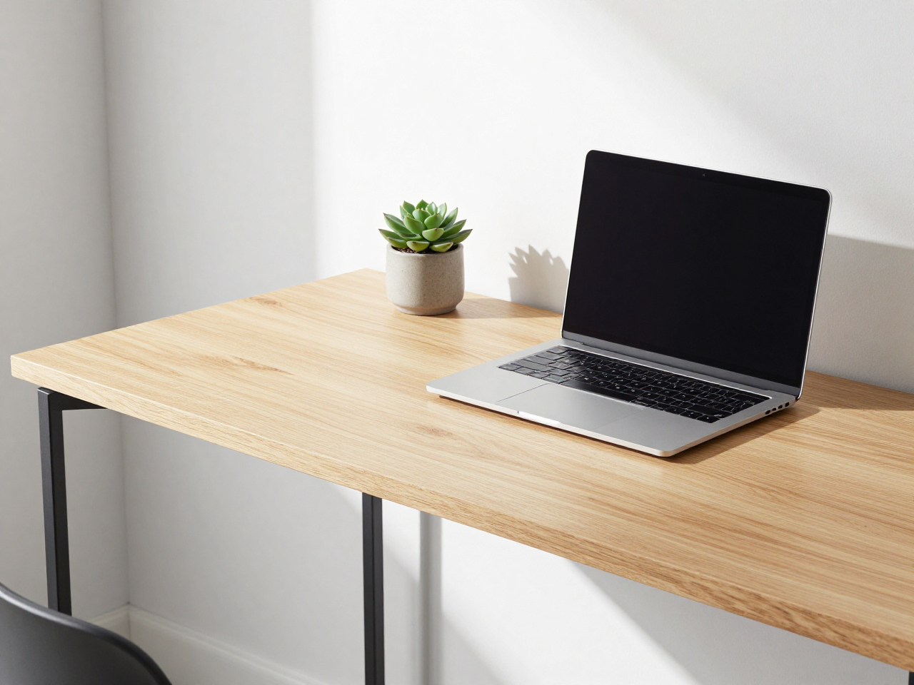 Calm modern office desk with natural light at Recoveryoungpure